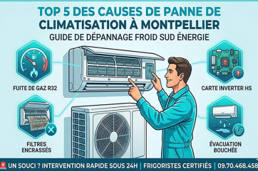 Top 5 des causes de panne de climatisation à Montpellier : le guide de l'expert local