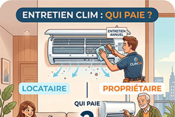Entretien de la climatisation : locataire ou propriétaire, qui doit payer ?