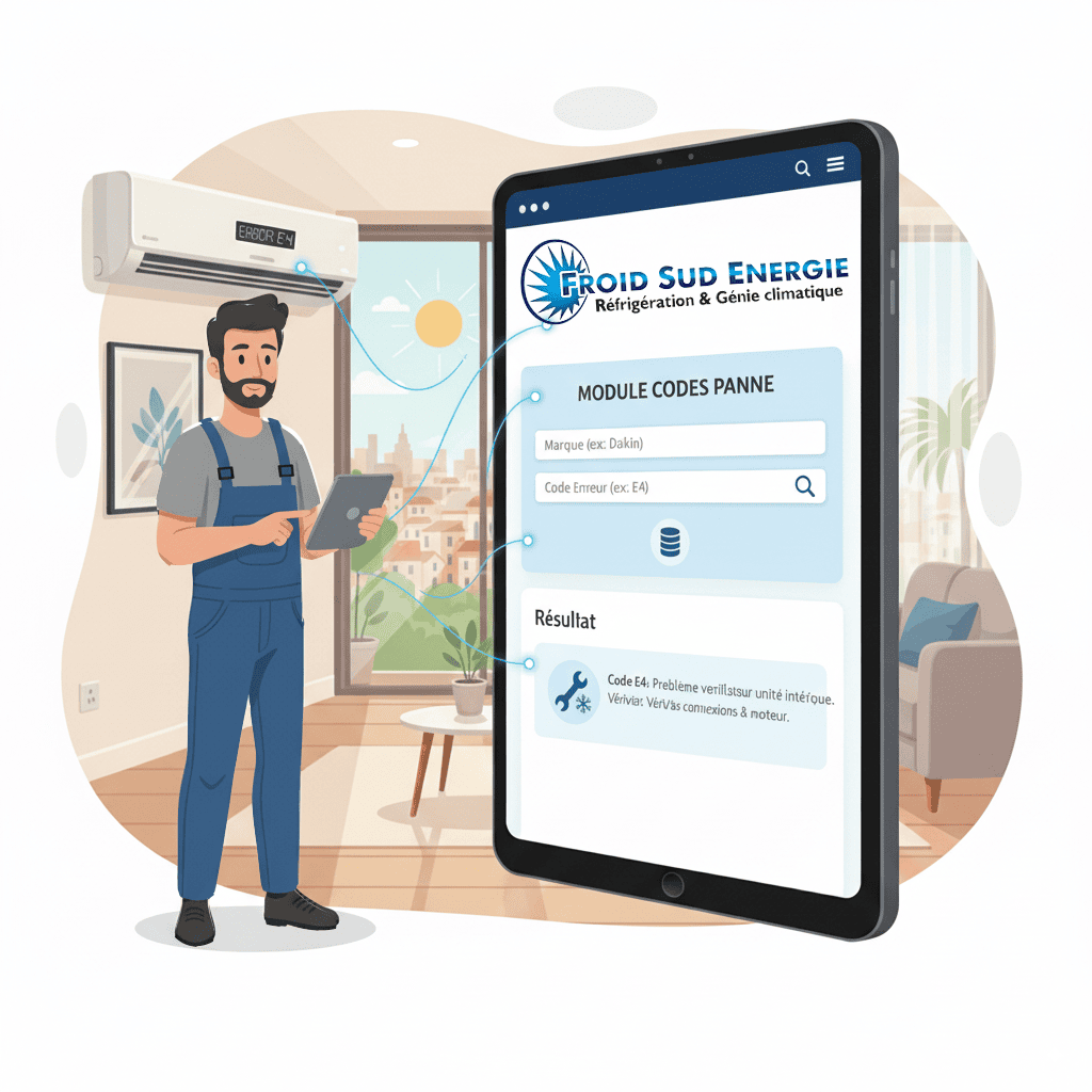 Codes panne climatisation & Pompes a chaleurs