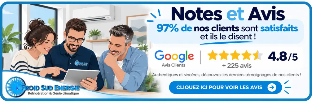 Avis clients Froid sud energie