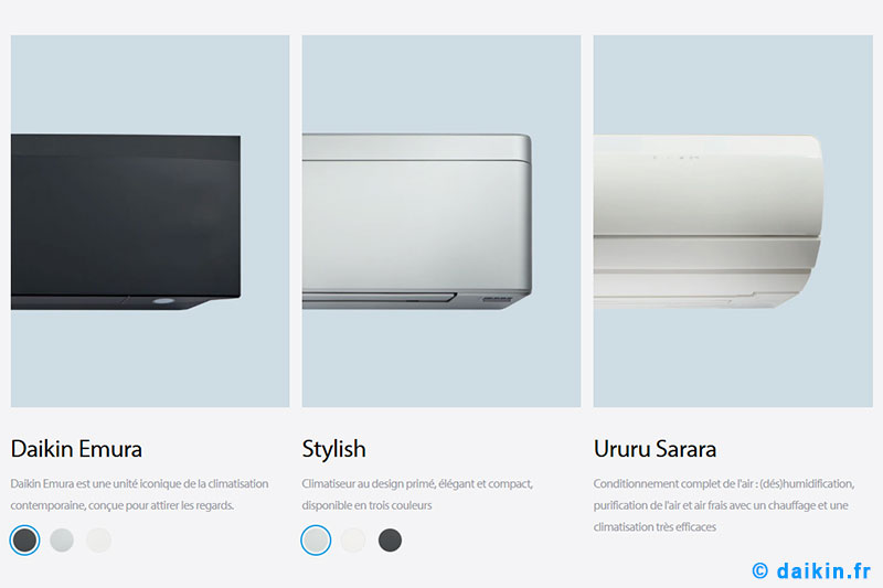 Climatiseur et pompe à chaleur Daikin