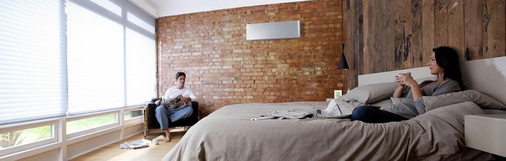 daikin emura in bedroom