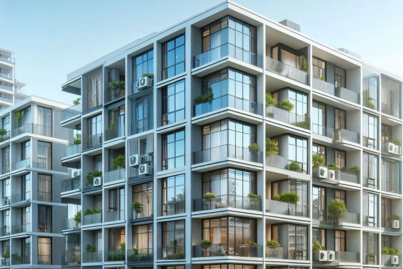 Installation de climatiseurs dans des appartements