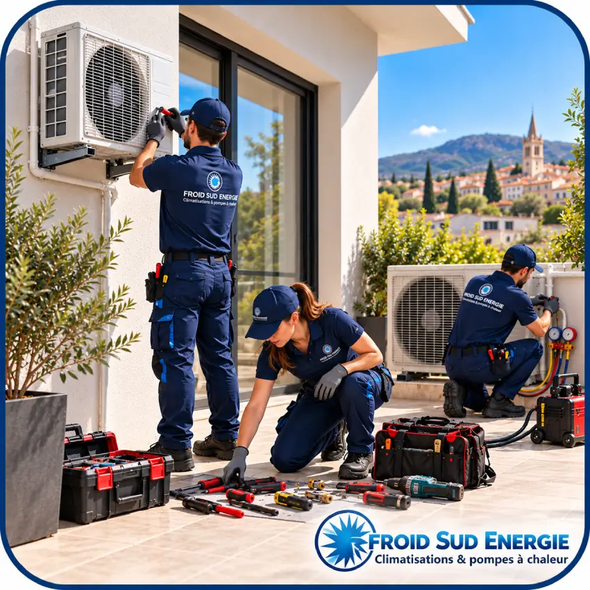 Installation de climatisation sur Montpellier et allentours
