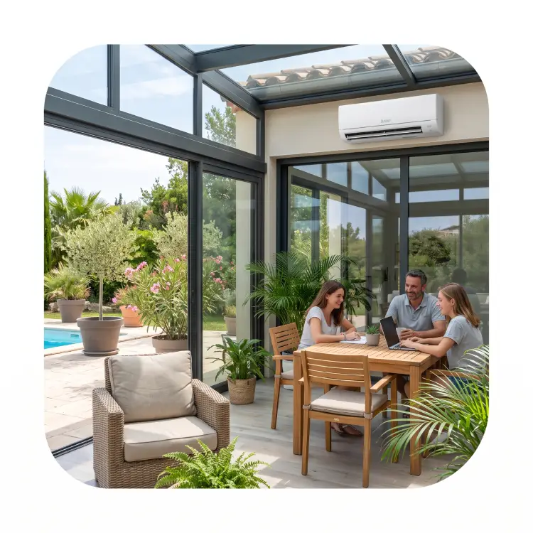 Installation de climatisation veranda sur Montpellier