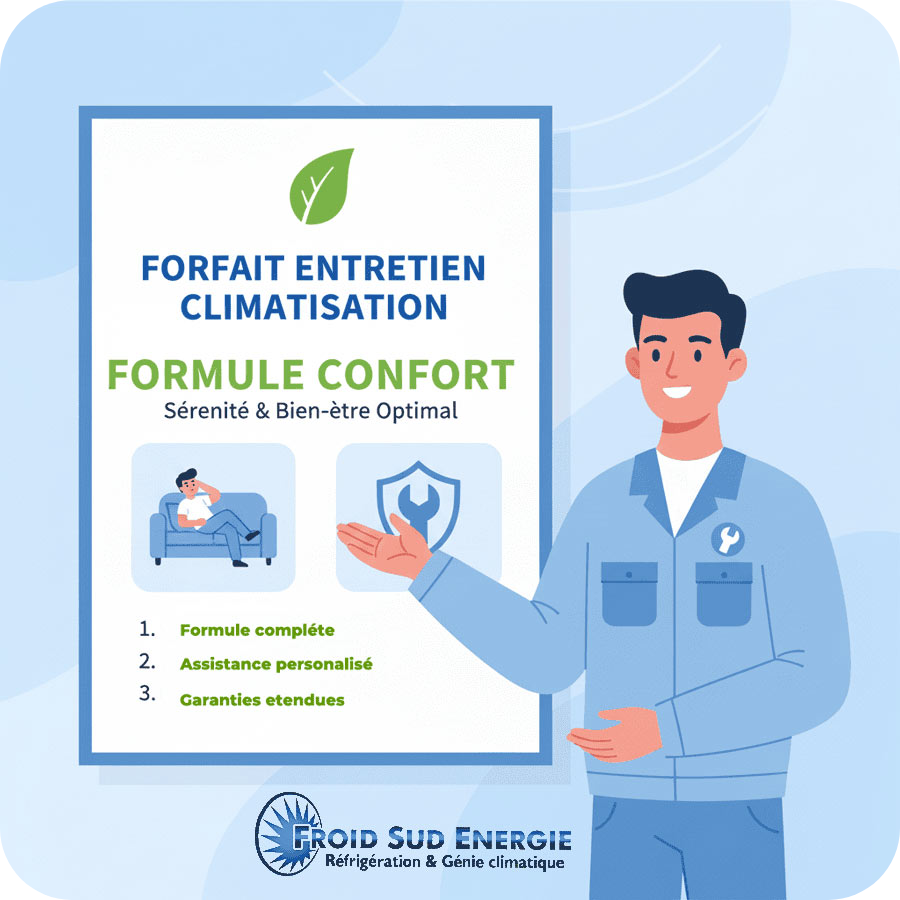 Entretien climatisation formule Confort
