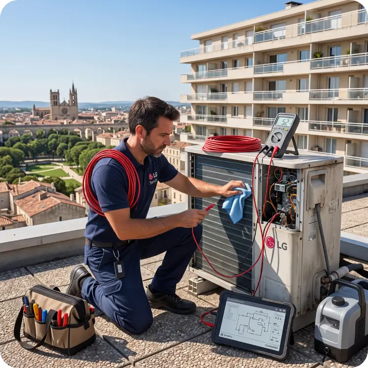Entretien climatisation LG