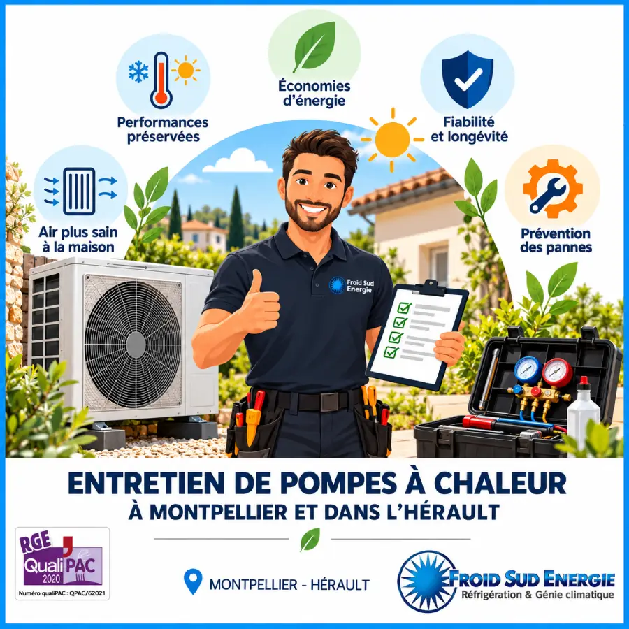 Entretien de pompes à chaleur à Montpellier