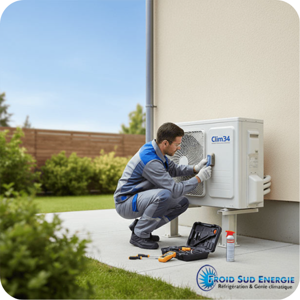 Entretien groupe exterieur de climatisation