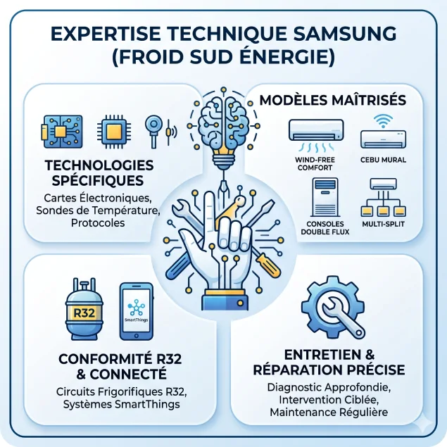 Expertise climatisations Samsung-Froid sud energie