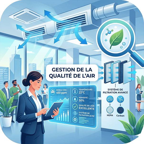 Gestion qualitée de lair en clim