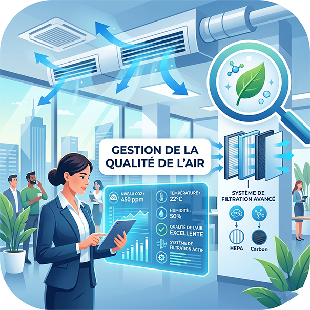Gestion qualitée de lair en clim