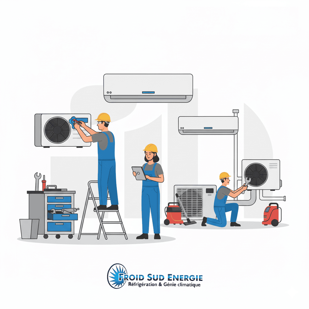 Installation de climatisation sur Montpellier et allentours