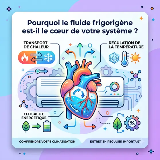 Le gaz de votre clim le coeur du systeme- FroidSudEnergie