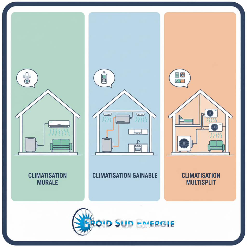 Tout nos modeles pour une installation de clim personalisée