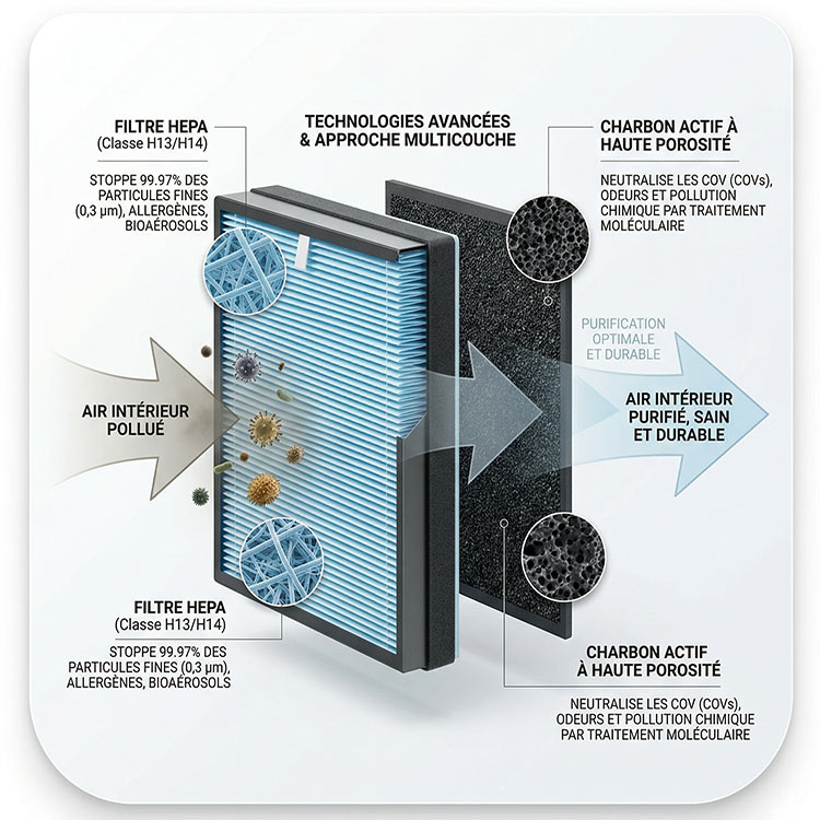 Les differents filtres en climatisation