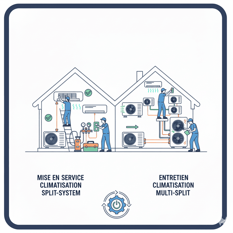 Nos mise en service de climatiseurs