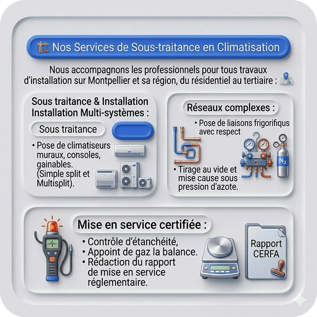 Nos services de sous traitance