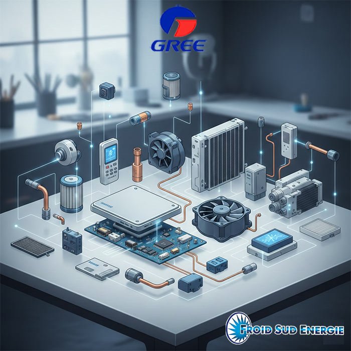 Pieces climatisation et pompes a chaleur Gree