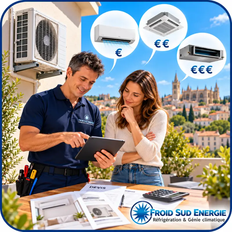 Prix clim Montpellier Froid sud energie
