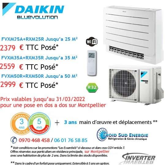 Climatisation Daikin console Perfera FVXM-A+RXM- R
