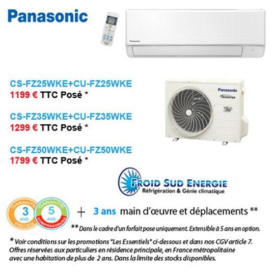 Climatisation monosplit Panasonic FZ