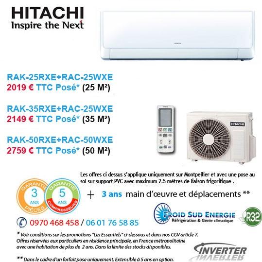 Climatiseurs console Hitachi Takai