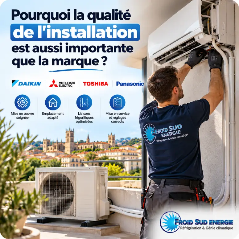 installation professionelle de climatisation