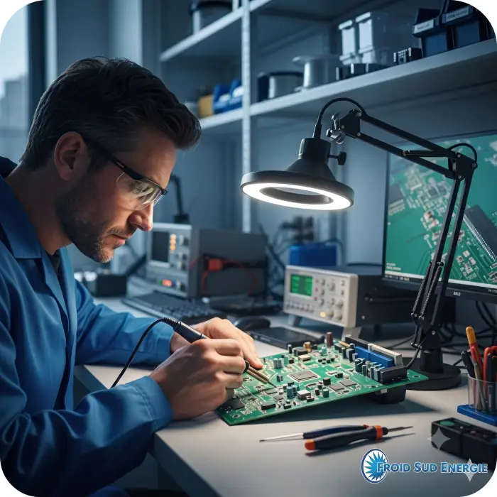 Reparation carte electronique de climatiseurs et pac