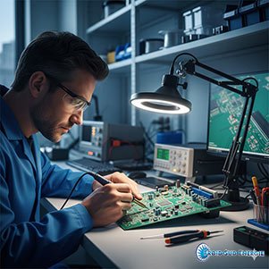 Reparations electronique en laboratoire
