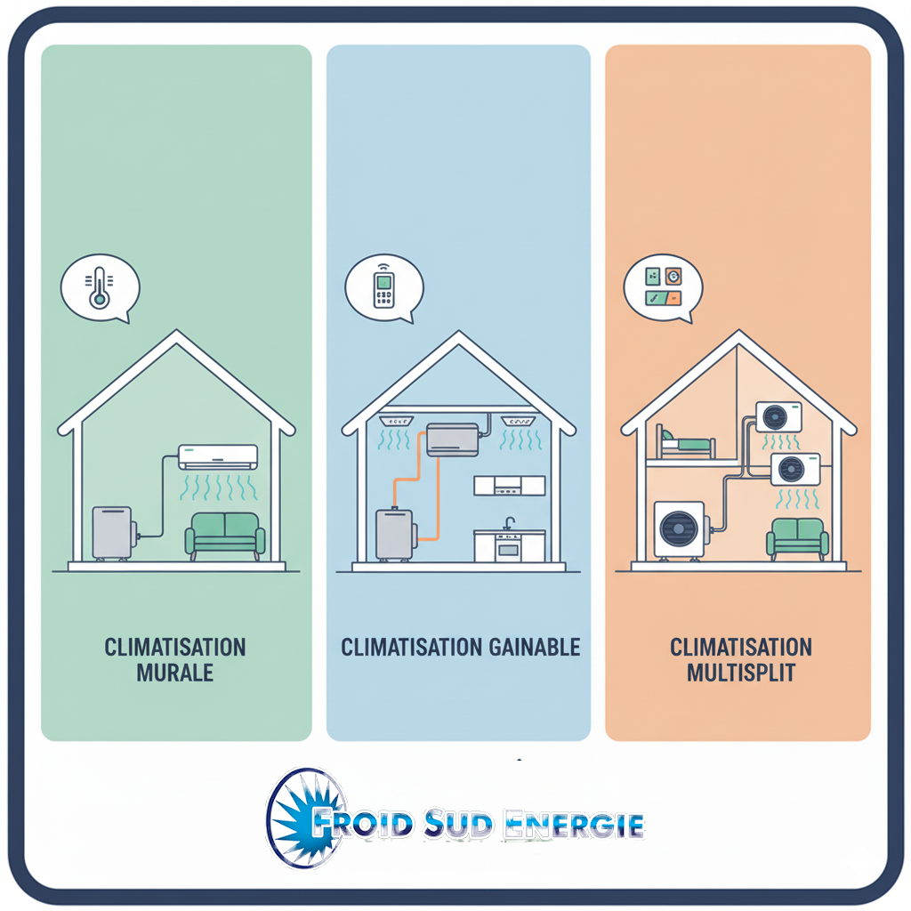Les differents climatiseurs