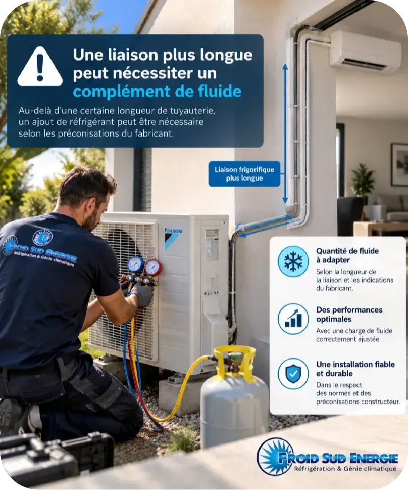 complement de gaz sur une climatisation
