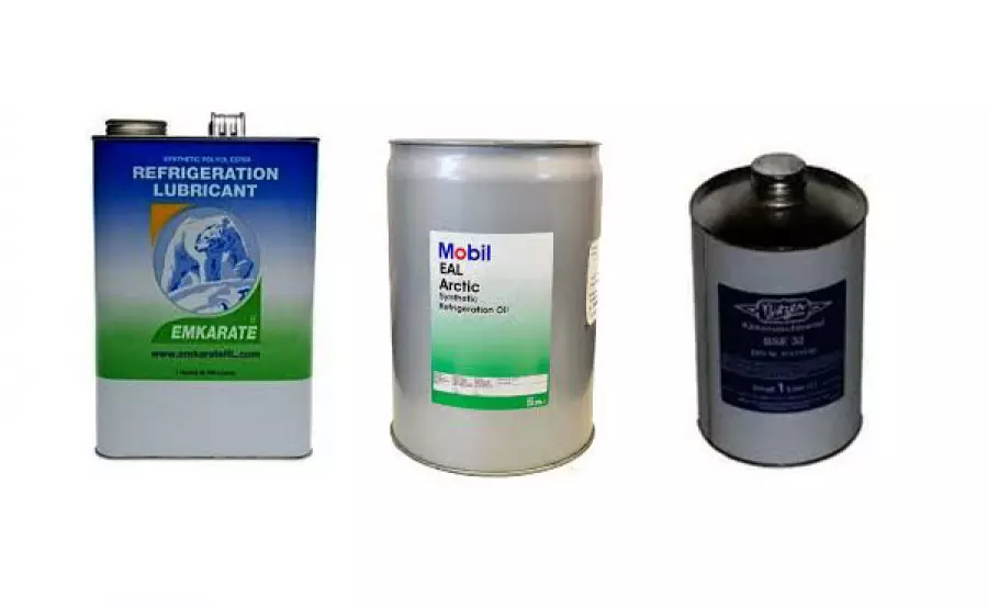 Les huiles frigorigènes