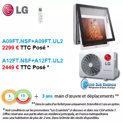 Climatisation LG Artcool gallery