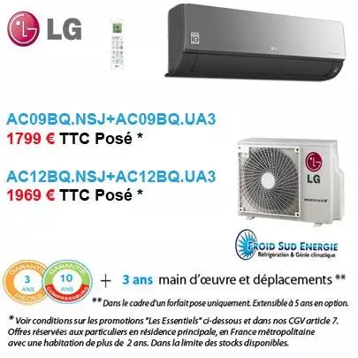Climatisation LG Miror