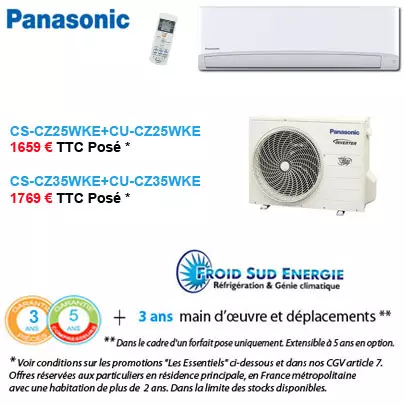 Climatisation Panasonic FZ Ultra Compact