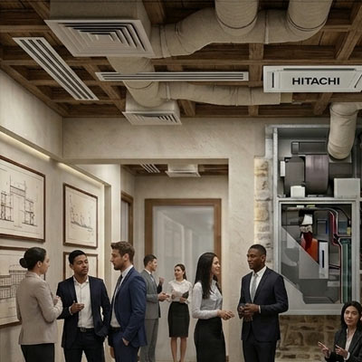 Entretien climatisation gainable Atlantic