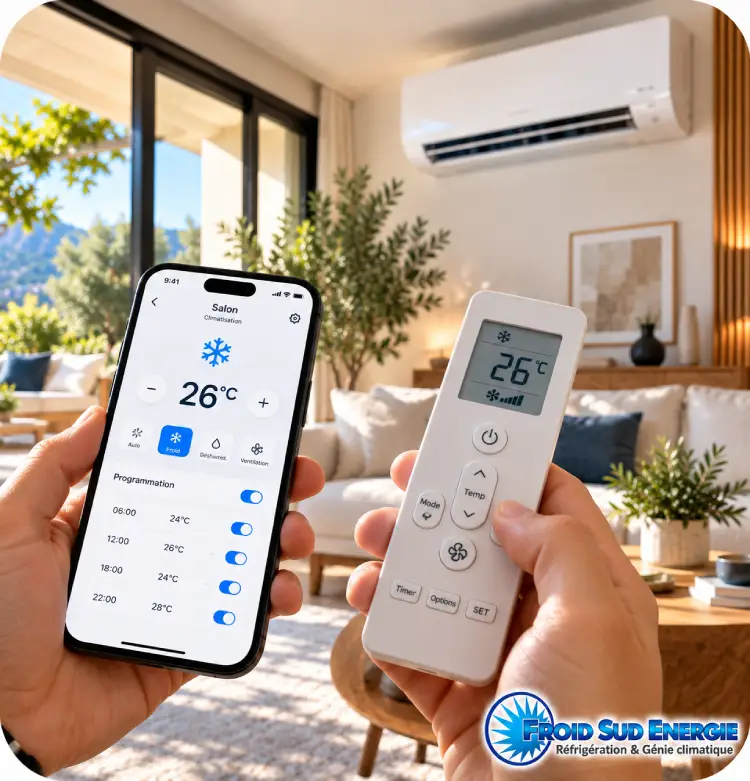 regulation de temperatures pour la climatisation